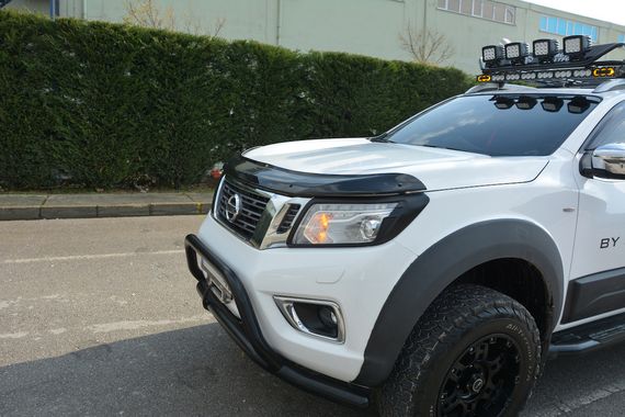 Дефлектор капота (EuroCap) для Nissan Navara/NP300 2016-2024 | Зображення 2