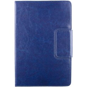 Універсальний шкіряний чохол-книжка для планшета 9-10" Синій