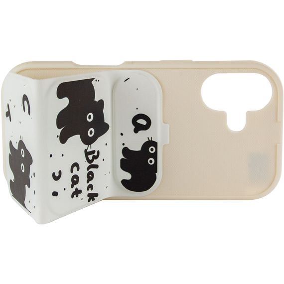 Чохол TPU Panel Stand для Apple iPhone 17 (6.3") Black Cat | Зображення 4