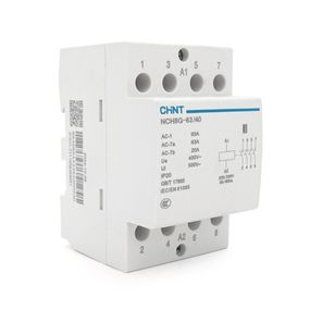 Контактор CHINT NCH8-63/40 220V,40А,40kW,4NO,на DIN-рейку,85x65.5x54мм