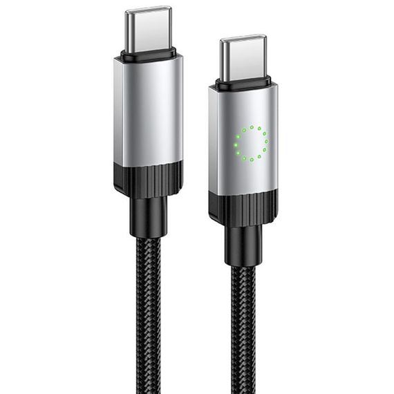 Дата кабель Hoco X117 Star Type-C to Type-C 60W (1m) Black