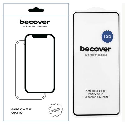 Стекло защитное BeCover Blackview A100 10D Black (711528)