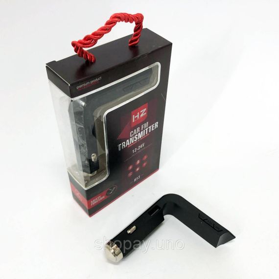 Автомобільний MP3 Трансмітер FM-модулятор HZ H13 LCD AUX/USB, Bluetooth фм передавач для автомагнітоли | Зображення 2