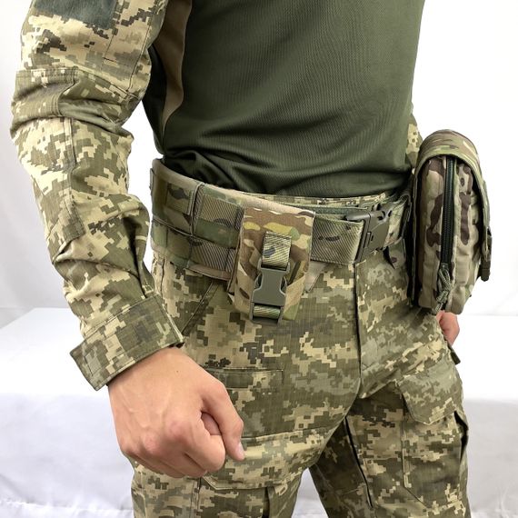 Пояс подвійний тактичний розвантажувальний швидкоскидний IRR Cordura 500 D Мультикам (multicam) MELGO M | Зображення 6