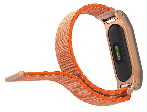 Нейлоновий ремінець Primo для фітнес-браслета Xiaomi Mi Band 2 - Orange | Зображення 2