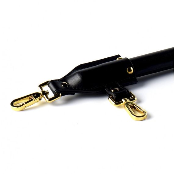 Распорка итальянская кожа UPKO Spreader Bar, черная Sex Aura | Зображення 8