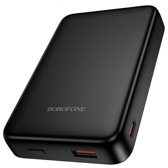 Портативний ЗП Power Bank Borofone BJ82A Dawn 20W з БЗП 10000 mAh Black | Зображення 3