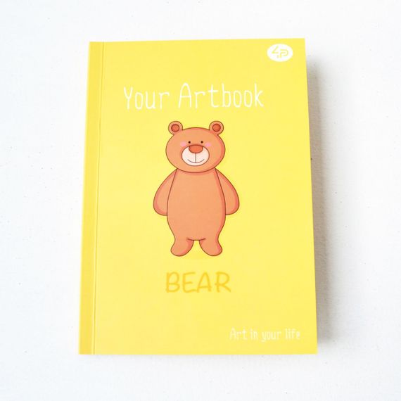 Блокнот 4Profi Artbook bear 48 листов  формат А6 902361
