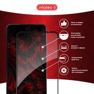 Стекло защитное Intaleo Full Glue MOTO G24 Power Black (1283126591747) | Зображення 2