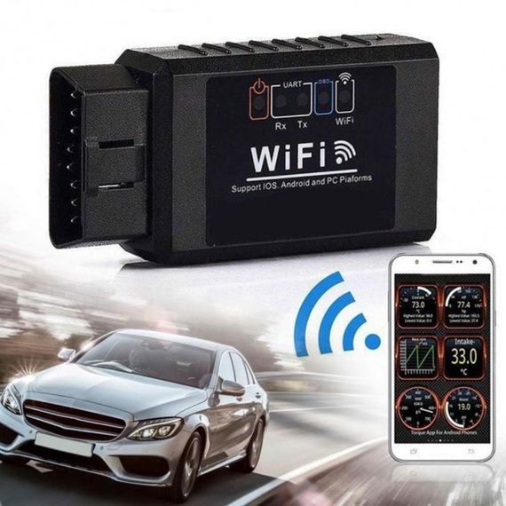 Сканер для диагностики автомобиля OBD2 ELM327 WI-FI | Зображення 3