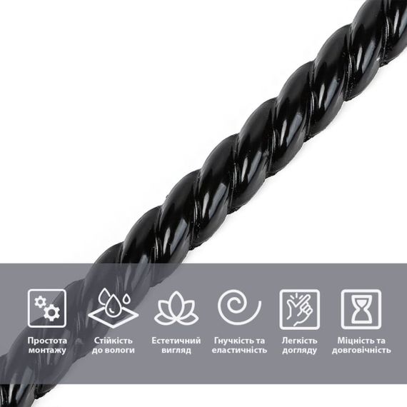 Молдинг 5000х10х7мм Чорний SW-00002682 | Зображення 3