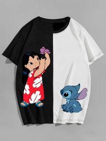 Футболка оверсайз Ліло и Стіч