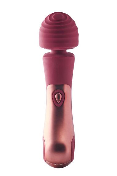Вібратор мікрофон Dream Toys Dinky Curved Wand Jacky O бордовий Sex Aura