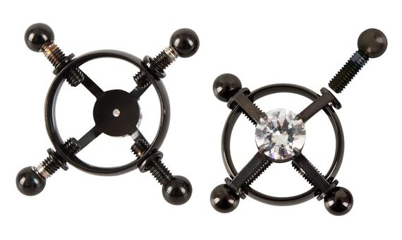 Затискачі для сосків Bad Kitty Nipple Jewellery Чорні One Size | Зображення 4