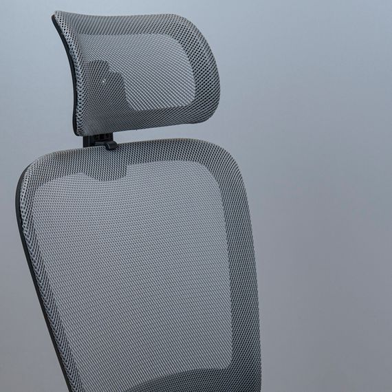 Крісло Експерт Хром M-2 (Anyfix) Сітка сіра | Зображення 5