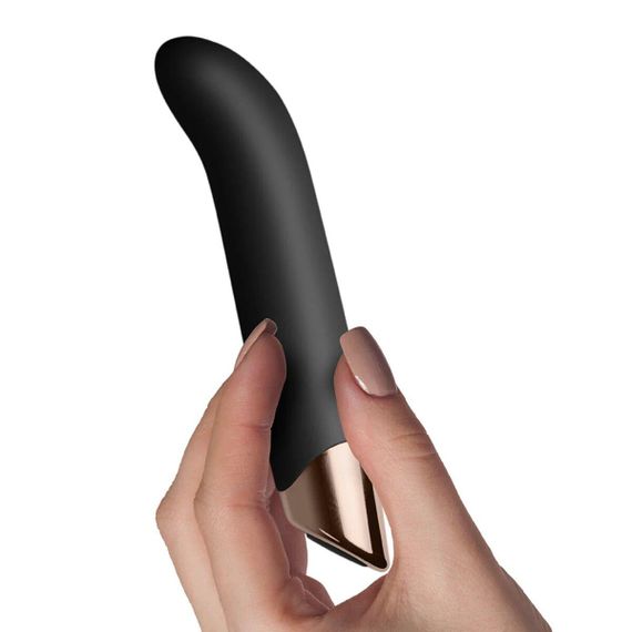 Вибратор для точки G Rocks Off Chaiamo G Black, 10 режимов Sex Aura | Зображення 1