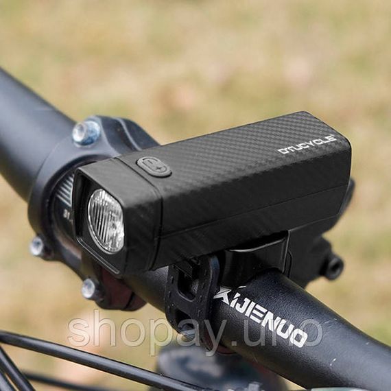 Фара алюминиевая велосипедная CYGM-256-LED, Вело-фара с линзой фара на аккумуляторе IF-63 | Зображення 4