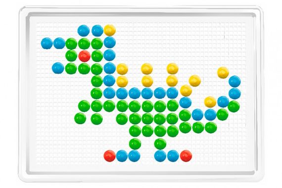 Дитяча розвиваюча мозаїка №5 3374TXK, 240 фішок в наборі | Зображення 5
