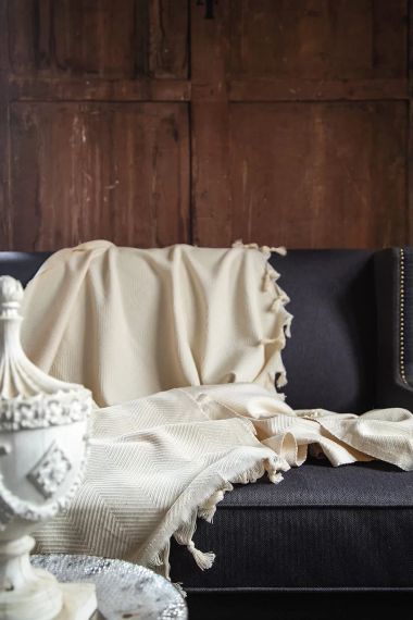 Плед Issimo Decon 170×230 см. Naturel