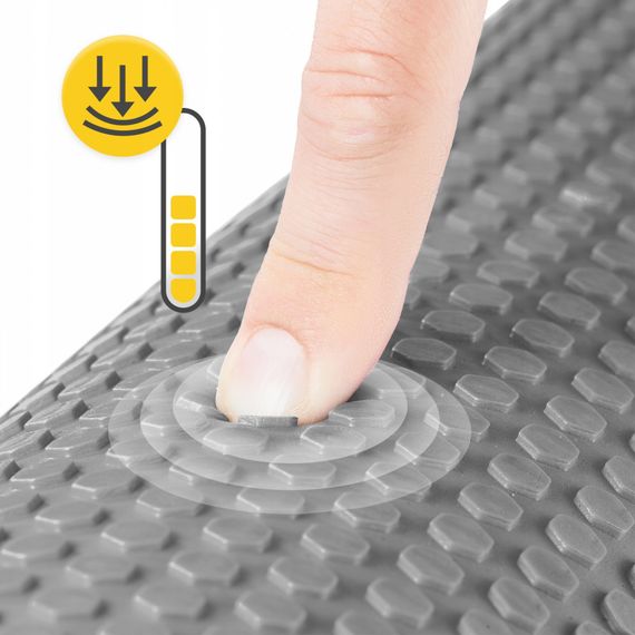 Масажний ролик 4FIZJO CARE+ EVA 60 x 15 см (валик, роллер) 4FJ0523 Grey (P-5907739314406) | Зображення 5