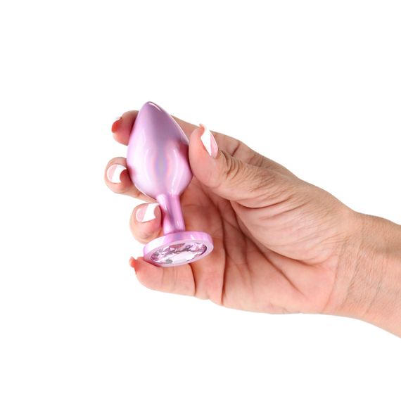 Анальна пробка NS Novelties Rear Assets - Iridescent Pink - Medium - Pink | Зображення 1