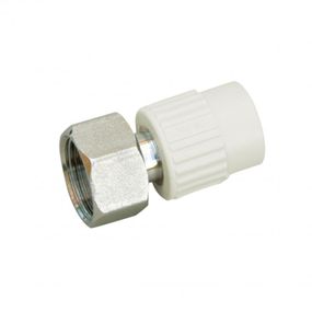 Муфта PPR із накидною гайкою Blue Ocean 20х1/2" ВР з латунним штоком SD00006459