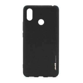 Чохол Силіконовий (TPU) SMTT накладка для Xiaomi Mi Max 3 Pro Чорний