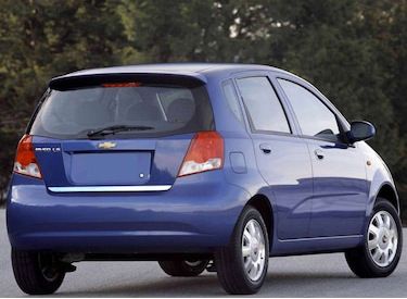 Кромка багажника (нерж.) HB для Chevrolet Aveo T200 2002-2008 гг