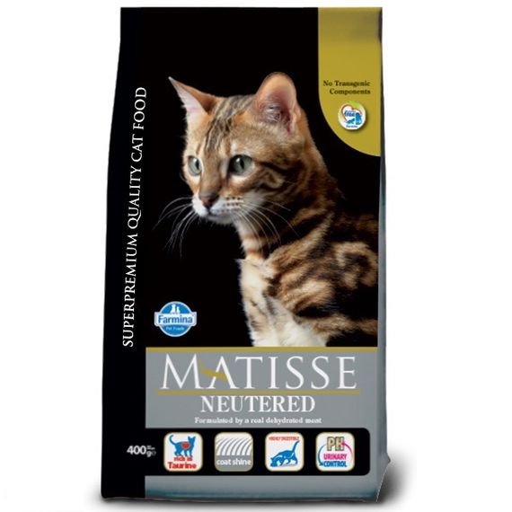 Сухий корм із куркою для стерилізованих котів Farmina Matisse Neutered Chicken, 400 гр