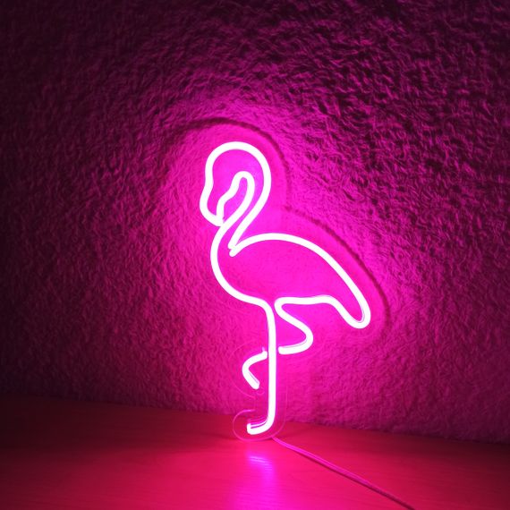 Неоновий світильник Фламінго 190х320 acr-n000080 | Зображення 1