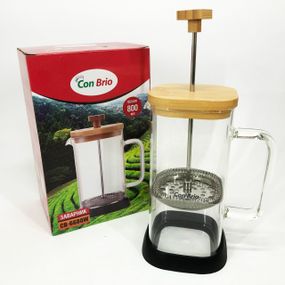 Френч-прес Con Brio CB-6680W 800 мл, Френч-прес з ручкою, Френч-прес для кави, Френч-прес для чаю