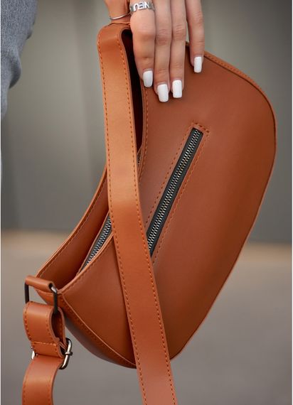 Сумка жіноча Sambag Leoma KOR Коричнева 29 х 7 х 16 см (53090027) | Зображення 3