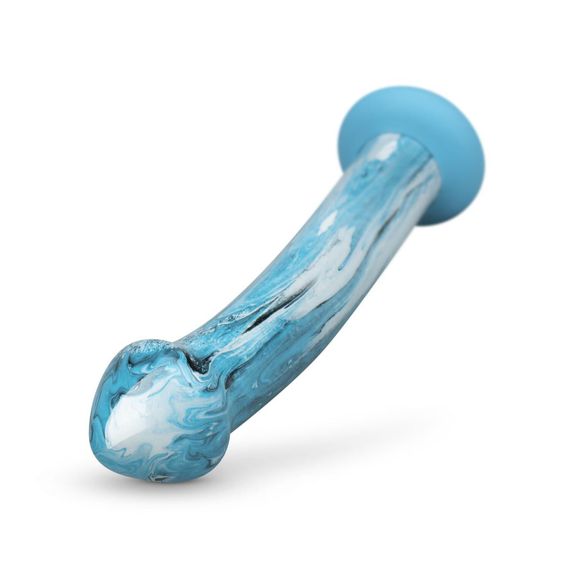 Стеклянный дилдо Gildo - Ocean Ripple Glass Dildo | Зображення 3