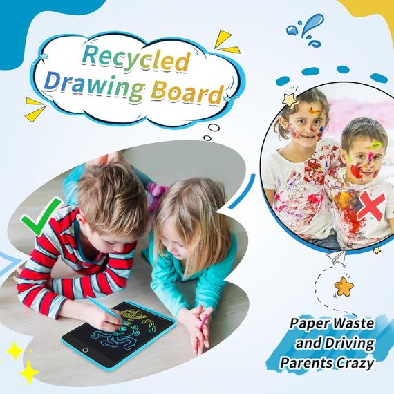 РК планшет для письма SUNLU 2 шт., електронна дошка для малювання, стираний блокнот для малювання, іграшка д | Зображення 5