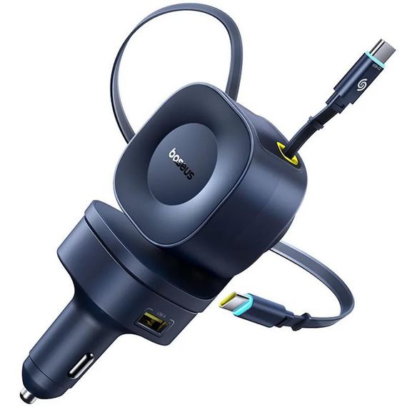 АЗУ Baseus PrimeTrip VR2 Max PD100W+QC3.0 with retractable cable (1USB-A/3C) (C02066) Cosmic Black
