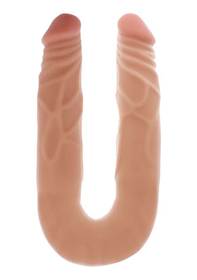 Двосторонній фалоімітатор Toy Joy Double Dong, бежевий Sex Aura