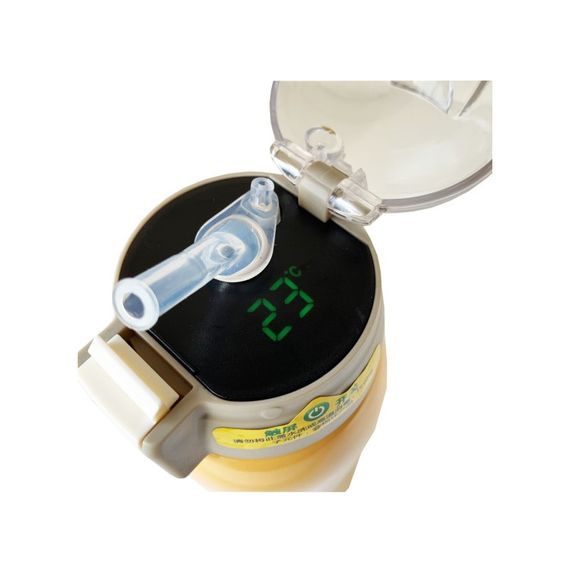 Дитячий термос-поїльник "Тигр" MGZ-0324(Yellow) з індикатором температури 550 мл | Зображення 1
