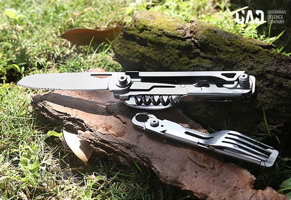 Мультитул туристичний 5 в 1 UAD CampFeast 420 Сталь | Зображення 4