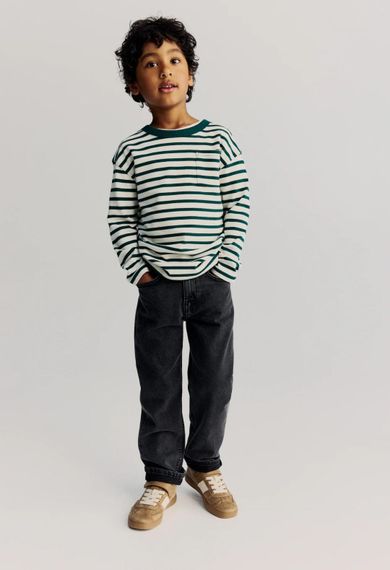 Дитячі джинси для хлопчика H&M 110 см Темно-сірі (26031703D) | Зображення 3