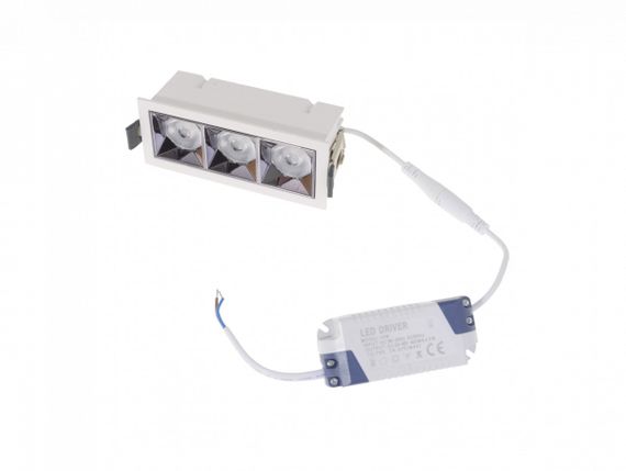 Светильник точечный LED HDL-DT 203/3*4W WW WH