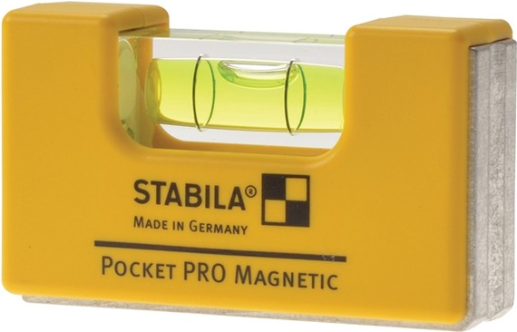 Уровень мини STABILA Pocket PRO магнит 7х2х4 см VR-17953 | Зображення 1