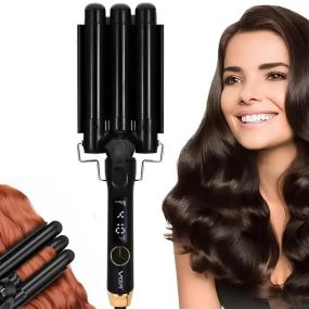 Тройная плойка для завивки волос VGR V-591 три волны диаметром 25 мм мощностью 125 Вт