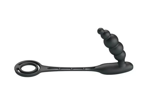 Ерекційне кільце з анальним вібростимулятором Pretty Love VIBRATION PENIS SLEEVE III sexstyle | Зображення 1