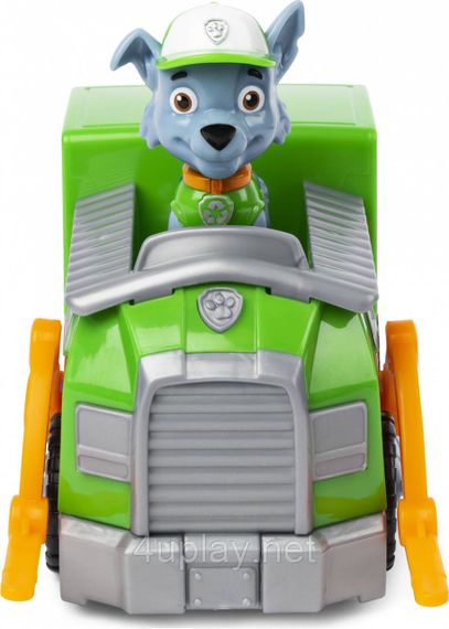 Щенячий патруль Рятувальний сміттєвоз і фігурка Роккі Оригінал PAW Patrol Rocky Recycle Truck | Зображення 3