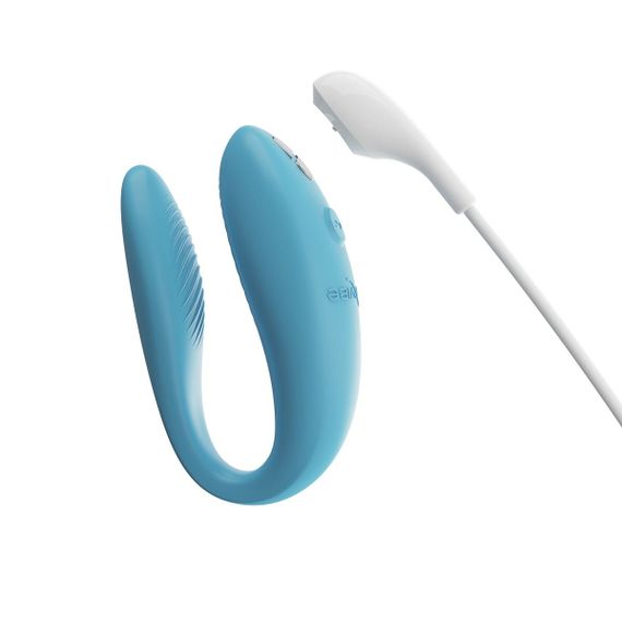 Смарт-вібратор для пар We-Vibe Sync GO Turquoise, тревел-кейс, пульт ДК | Зображення 6