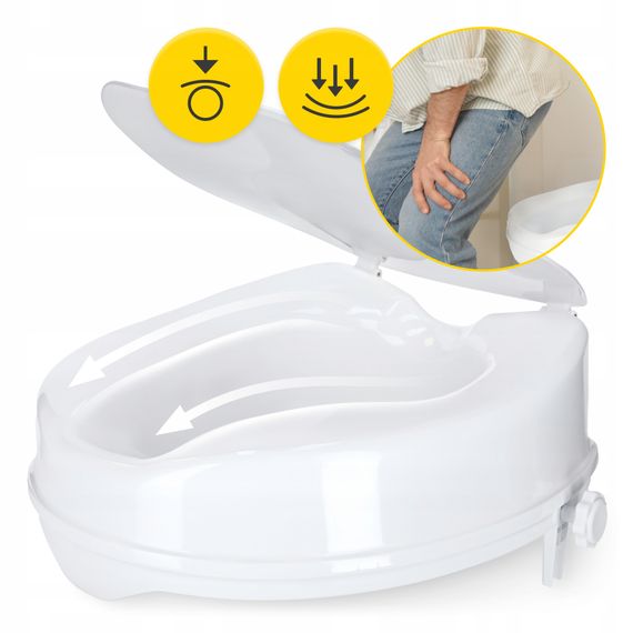 Насадка (надставка) на унітаз 4FIZJO 15 см White (P-5905973406444) | Зображення 7