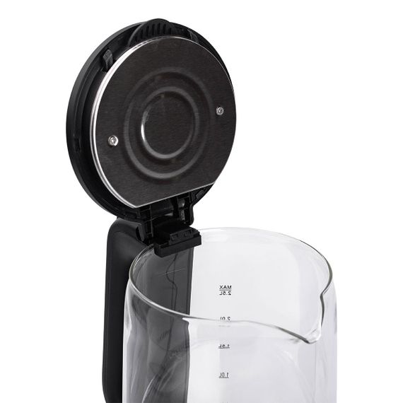 Електричний скляний чайник 2,5 л Sokany чайник дисковий для дому 1500 Вт | Зображення 5