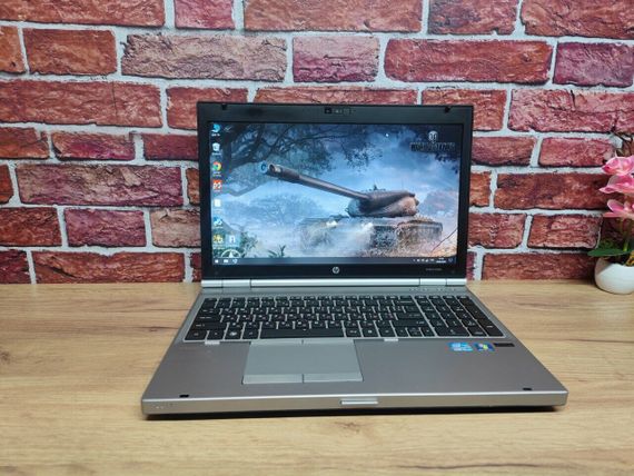 Ноутбук HP EliteBook 8560p / 15.6" (1366x768) TN / Intel Core i5-2540M (2 (4) ядра по 2.6 - 3.3 GHz) / 8 GB DDR3 / 128 GB SSD / Intel HD Graphics 3000 / WebCam / VGA б/у | Зображення 1