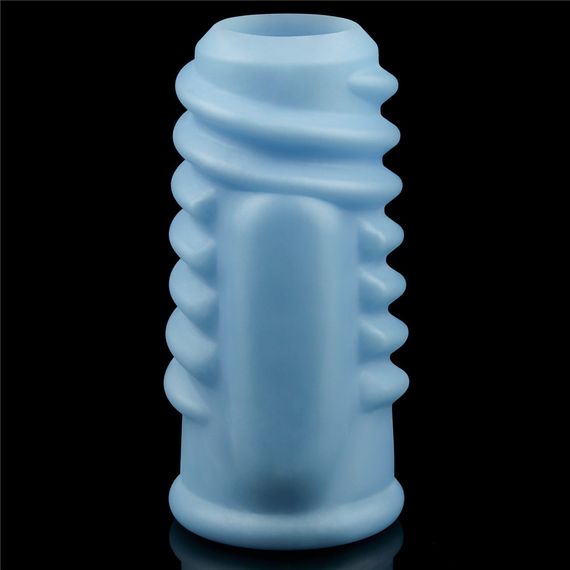 Насадка на член - Vibrating Spiral Knights Ring Blue Sex Aura | Зображення 3