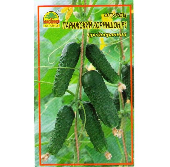 Насіння огірка Паризький корнішон F1 15 шт. (Насіння країни)